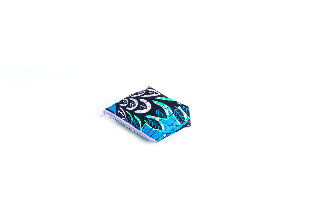 Petite pochette de maquillage - Floral Blue Awaken - BE BOLD BY DIAMANY